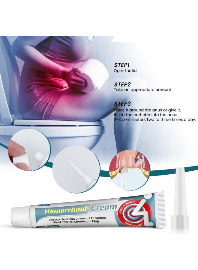 سوميفون مرهم سومي فن للعناية بالبواسير: ٢٠ غرام - مُهدئ ومُرمم، يُخفف الانزعاج، ويُعنى بلطف بالمناطق الحساسة - Image 4